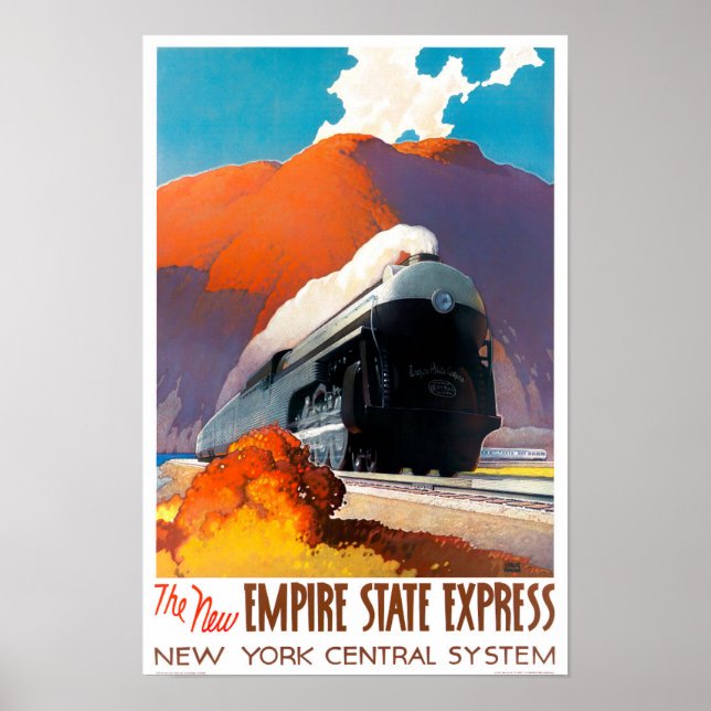 Empire State Express Reiseplakat Poster (Vorne)
