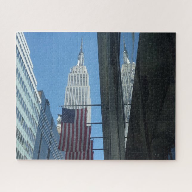 Empire State-Flaggen Puzzle (Horizontal)