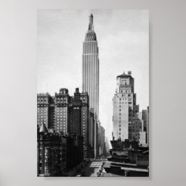 Empire State Gebäude - 1931 Poster