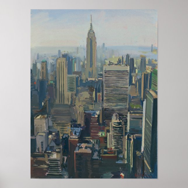 Empire State Gebäude 2012 Poster (Vorne)