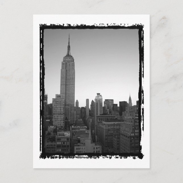 Empire State Gebäude Foto 2 Postkarte (Vorderseite)
