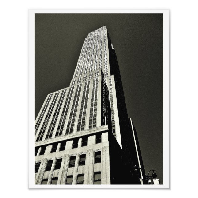 Empire State Gebäude Fotodruck (Vorne)