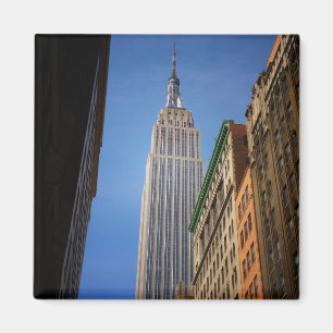 Empire State Gebäude gegen den Himmel, NYC Magnet