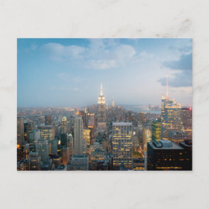 Empire State Gebäude in New York City Postkarte