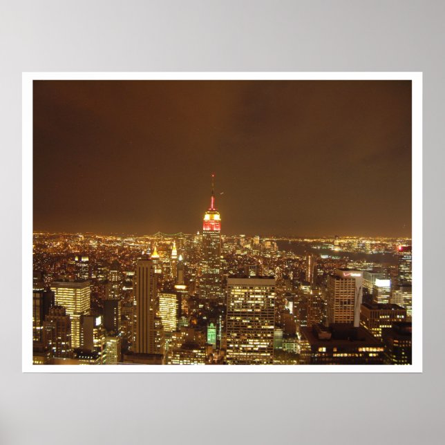 Empire State Gebäude Poster (Vorne)