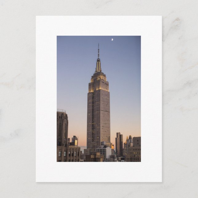 Empire State Gebäude Postkarte (Vorderseite)