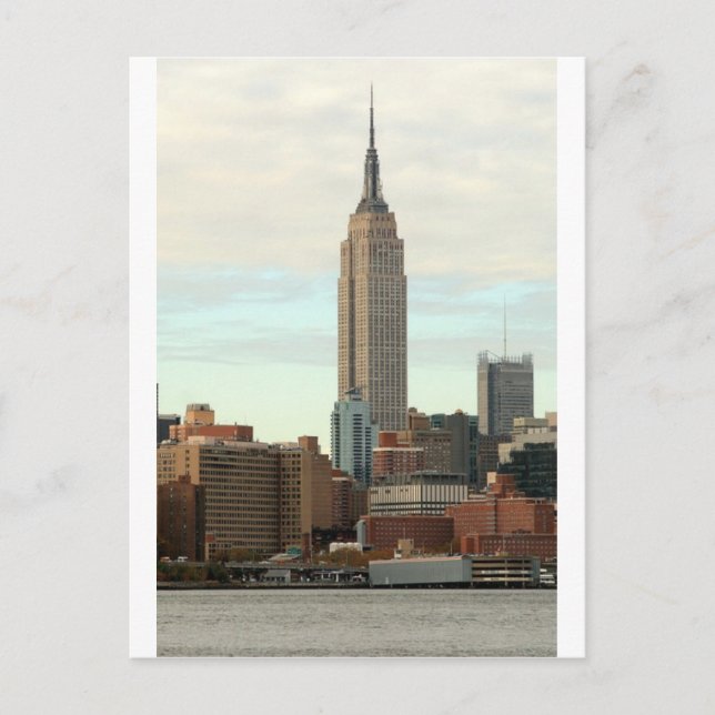 Empire State Gebäude Postkarte (Vorderseite)