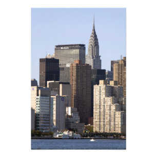 Empire State Gebäude und New York City, New York Fotodruck
