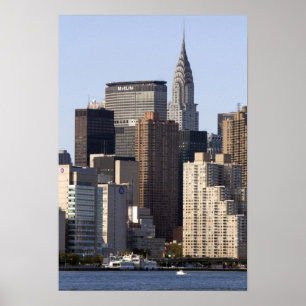 Empire State Gebäude und New York City, New York Poster