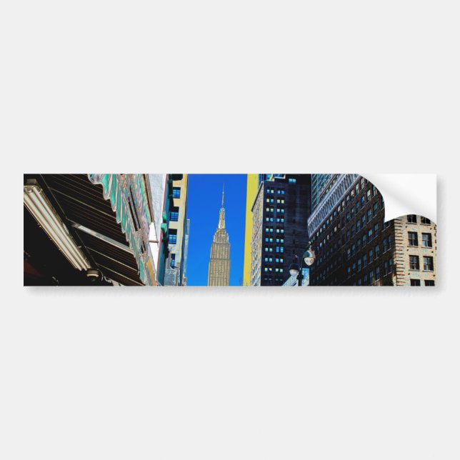 Empire State Gebäude vom 42. Autoaufkleber (Vorne)