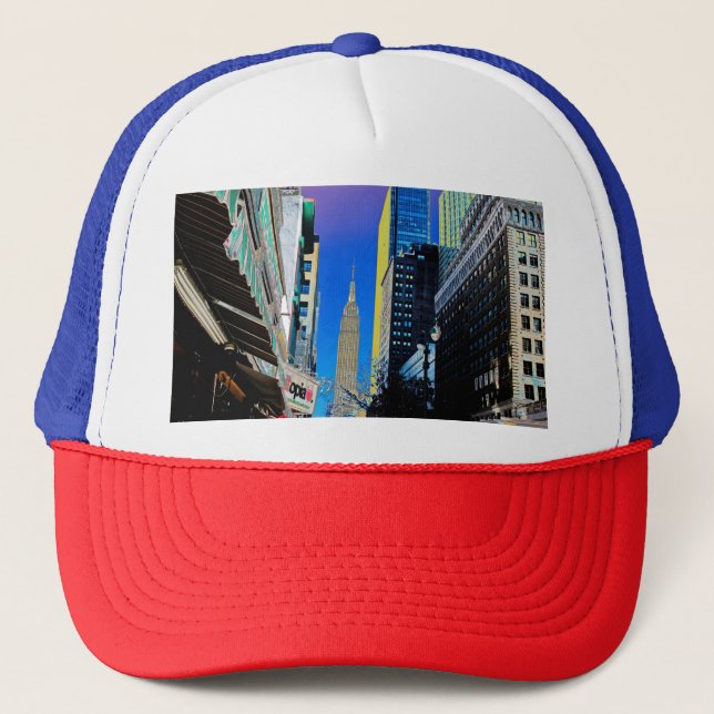 Empire State Gebäude vom 42. Truckerkappe (Vorderseite)
