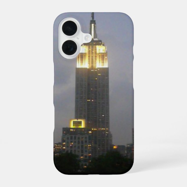 Empire State iPhone 16 Hülle (Rückseite)