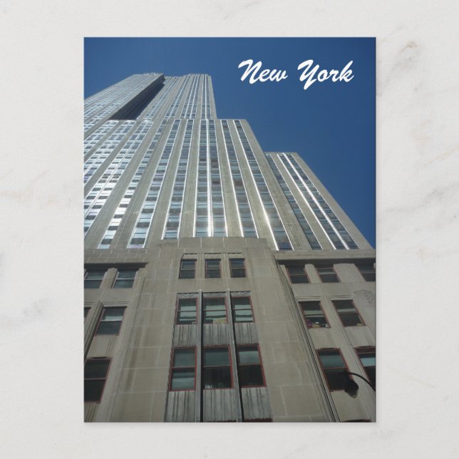 Empire State Levels Postkarte (Vorderseite)