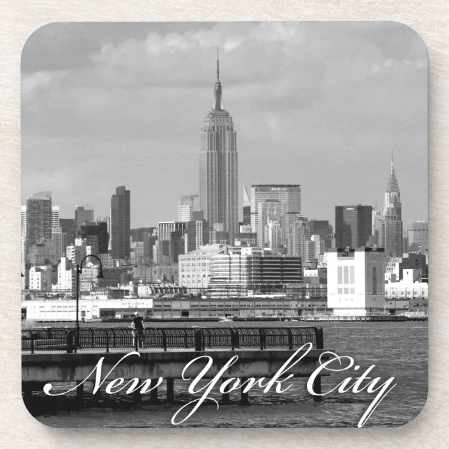 Empire State New York City Getränkeuntersetzer (Vorderseite)