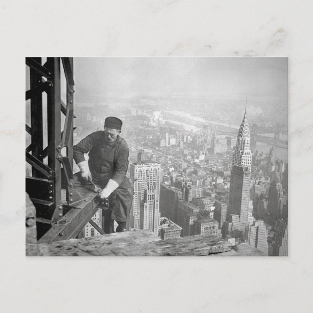Empire State Steelworker, 1936 Postkarte (Vorderseite)