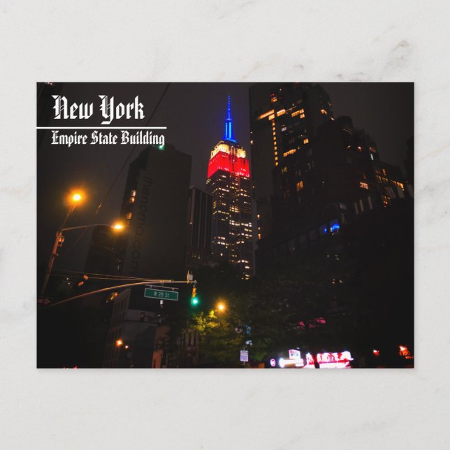 Empire State & Washington Square Postkarte New Yor (Vorderseite)