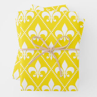 Empire Yellow Lilie Geschenkpapier Set