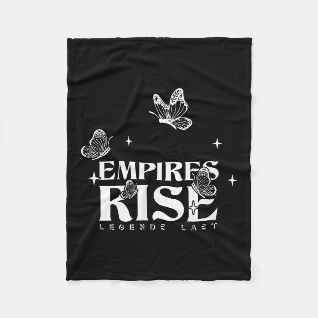 Empires Rise Legend Letzte Inspiration Butterfly Q Fleecedecke (Vorderseite)