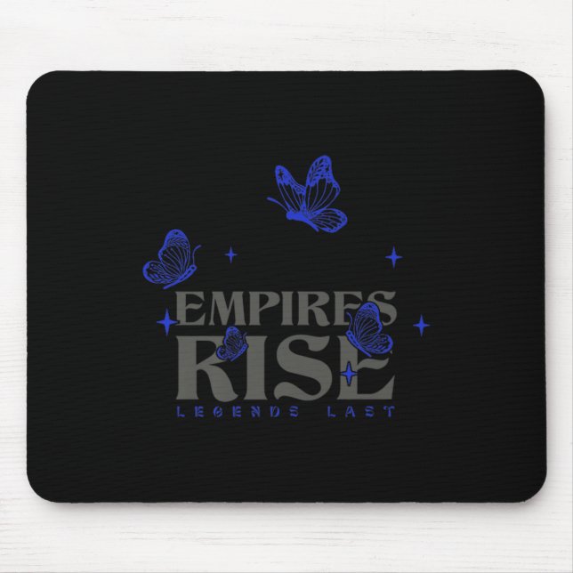 Empires Rise Legend Letzte Inspiration Butterfly Q Mousepad (Vorne)