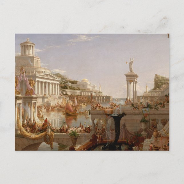 Empireskurs: Die Schlussfolgerung, Thomas Cole Po Postkarte (Vorderseite)