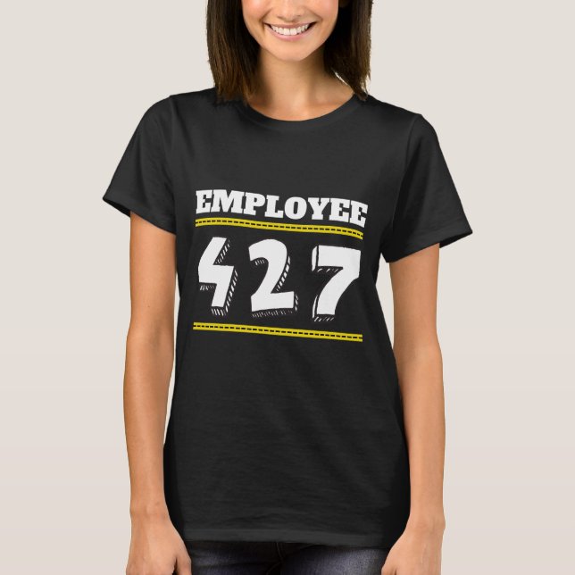 Employee 427, bucket, emotes, crow, crows T-Shirt (Vorderseite)