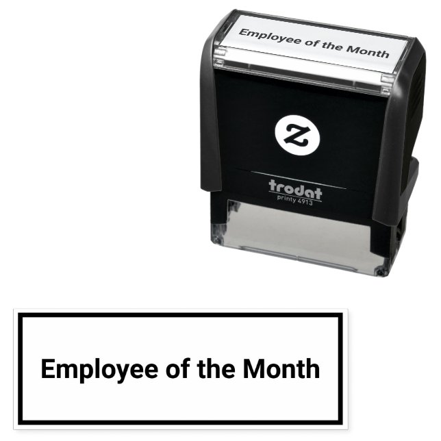 Employee of the Month Business Permastempel (Beispiel)