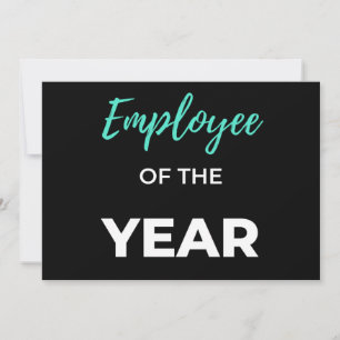 Employee Of The Year Feiertagskarte