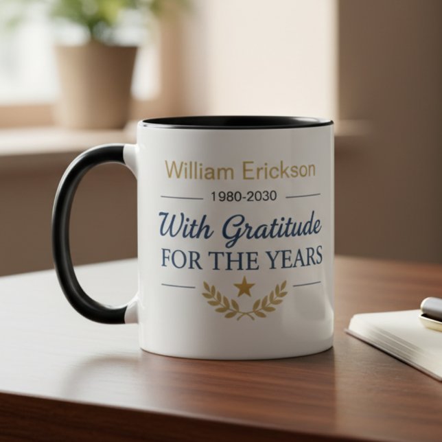 Employee Retirement Celebration Tasse (Employee retirement coffee mug)