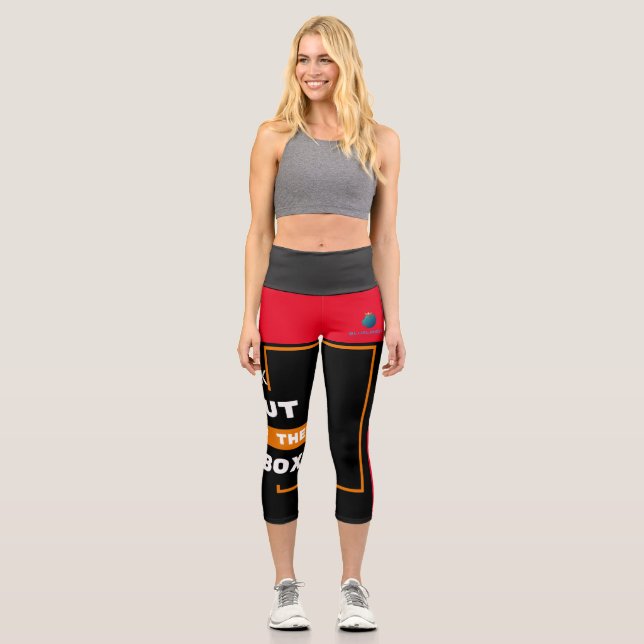 Empower Active: Liebe und Vertrauensvorschuss Capri Leggings (Vorderseite)