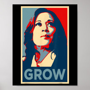Empower Grow Kamala Harris Hope Poster 47 Kundgebu