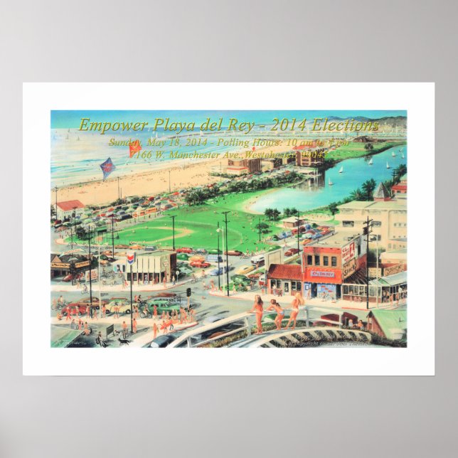 Empower Playa del Rey - 2014 Grenze Poster (Vorne)