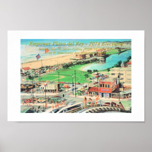 Empower Playa del Rey - 2014 Grenze Poster (Vorne)