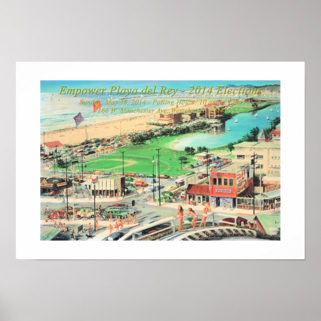 Empower Playa del Rey - 2014 Grenze Poster (Vorne)