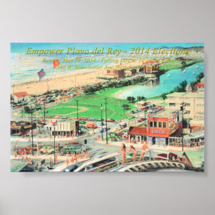 Empower Playa del Rey - No Border 2014 Poster