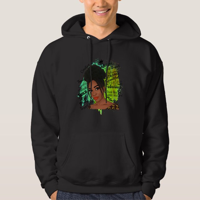Empowered Black Women Hoodie (Vorderseite)