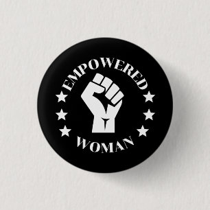 Empowered Woman Button