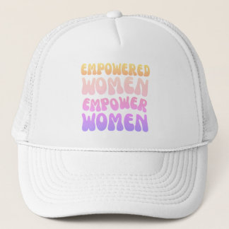 Empowered Women Empower Women Retro Vintage quote Truckerkappe