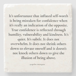 Empowering quote steinuntersetzer