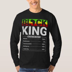 Empowerment des "Black King Definition Nutrition L T-Shirt