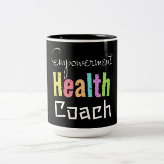 Empowerment Health Coach - Inspirierend Wellness u Zweifarbige Tasse