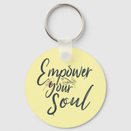 "Empowerment Ihres Souls - Motivierend Thread Schlüsselanhänger