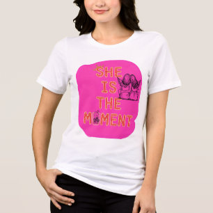 Empowerment - Sie ist der Moment des grafischen T- Tri-Blend Shirt