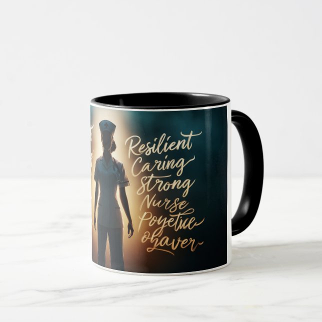 Empowerment: Tasse "Stärke & Grace" (VorderseiteRechts)