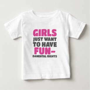 Empowerment von Mädchen Will Grundrechte zu haben Baby T-shirt