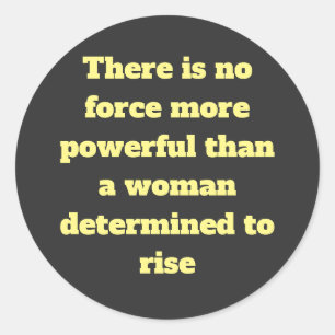 Empowerment-Worte für Frauen Runder Aufkleber