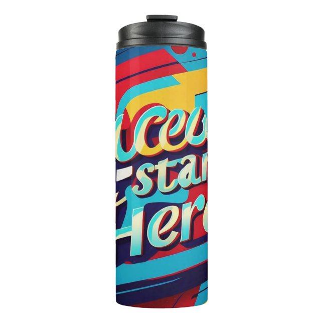 "Empowerment Your Journey" Thermosbecher (Vorderseite)