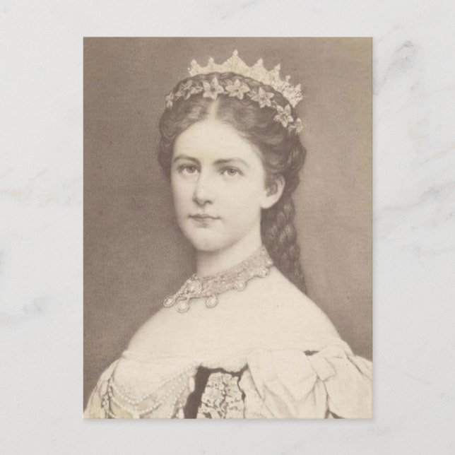 Empress Elisabeth Austria - Sissi, Sisi Postkarte (Vorderseite)
