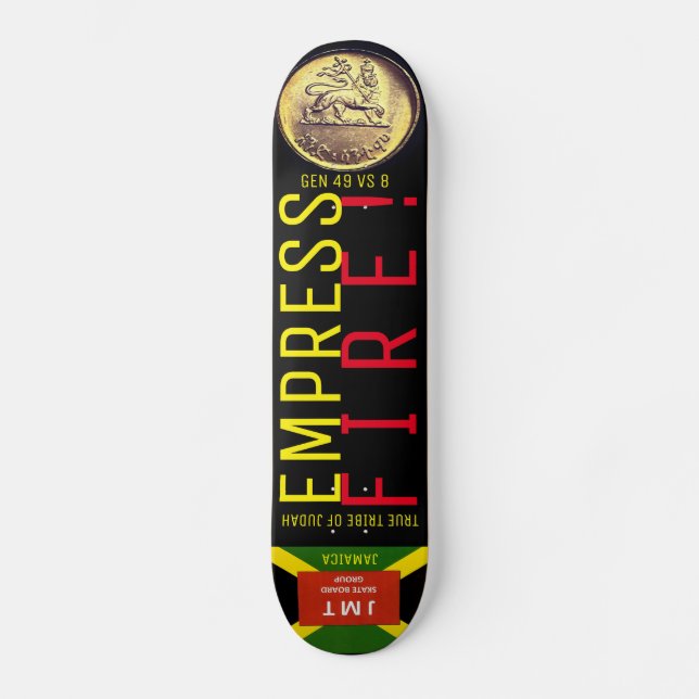 EMPRESS FIRE-Skateboard Skateboard (Vorderseite)