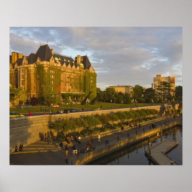 Empress Hotel und Innenhafen; Poster (Vorne)
