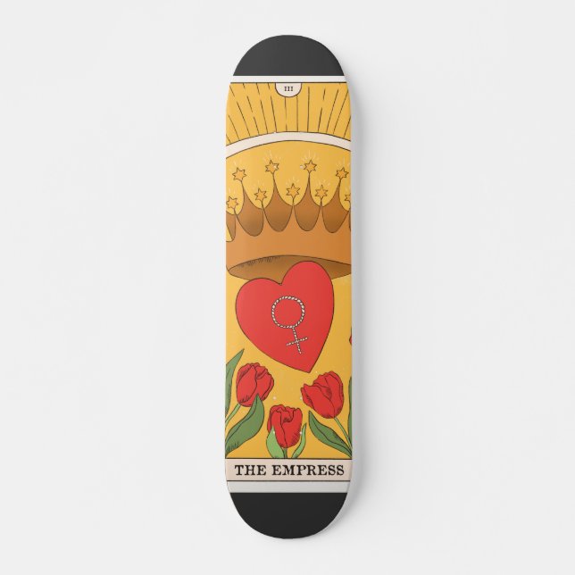Empress Tarot Card Dur arcana feminine Magie Skateboard (Vorne)